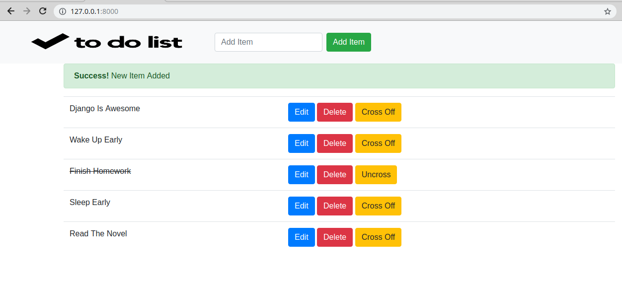 Django To-Do Application